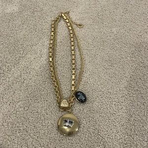 Juicy Couture Gold Necklace with Charms